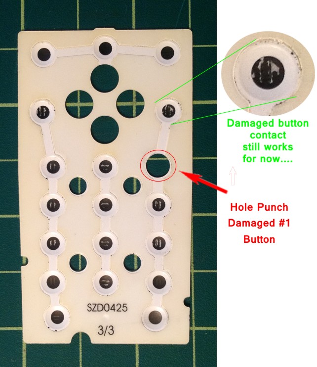 Uniden Keypad Membrane Repair